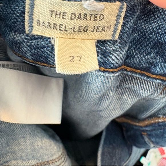 Madewell The Darted Barrel-Leg Jeans – Size 27 (Danver Wash) - Picture 8 of 10